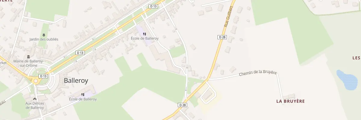 Plan du 7 Rue des Douves (Balleroy) à Balleroy-sur-Drôme