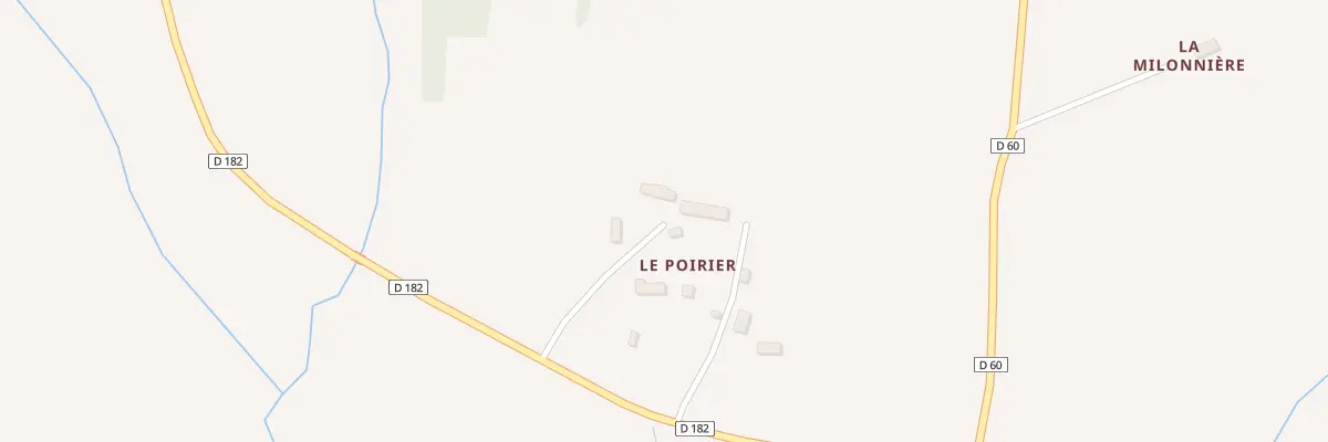 Plan du 75 Le Poirier à Barenton