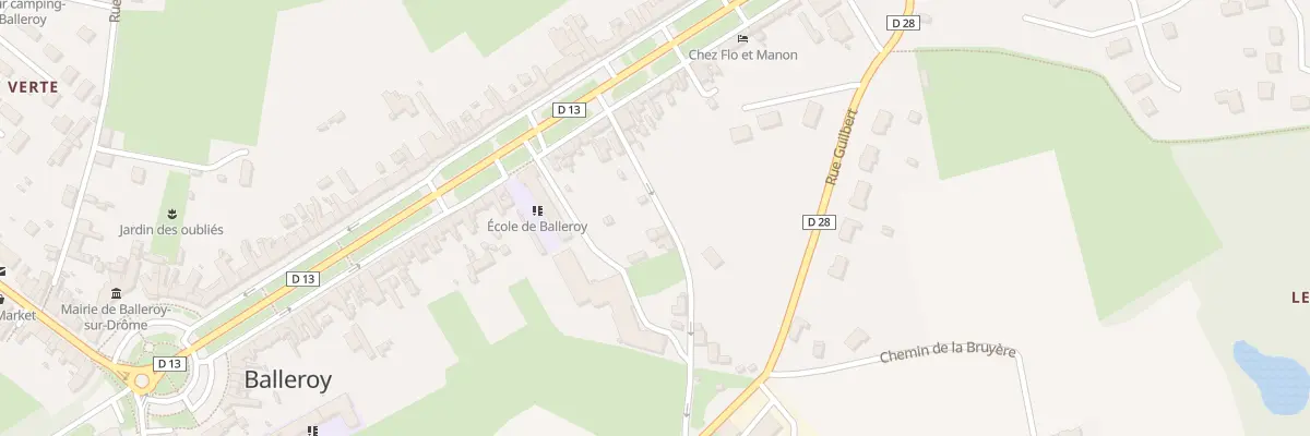 Plan du 3 Rue des Douves (Balleroy) à Balleroy-sur-Drôme