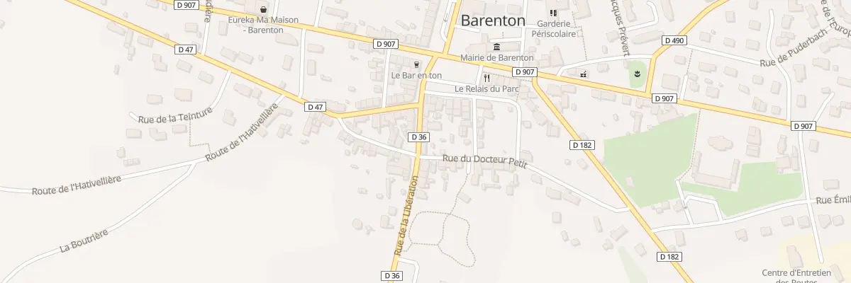 Plan du 97 Rue Louis Béchet à Barenton
