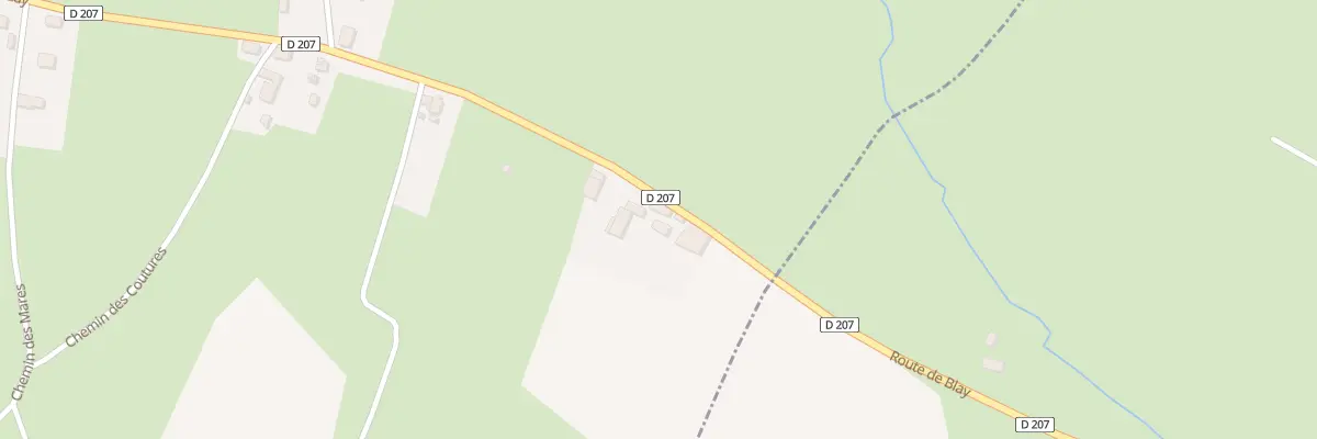 Plan du 5033 Le Saubenard à Blay
