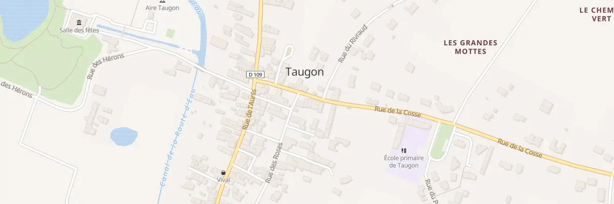 Plan du 2 Rue des Roses à Taugon