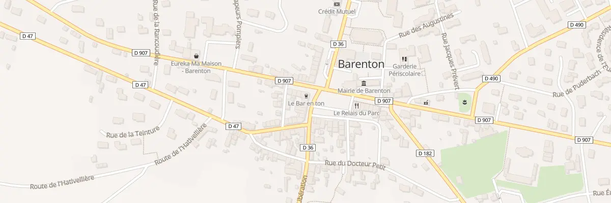 Plan du 20 Rue Louis Béchet à Barenton