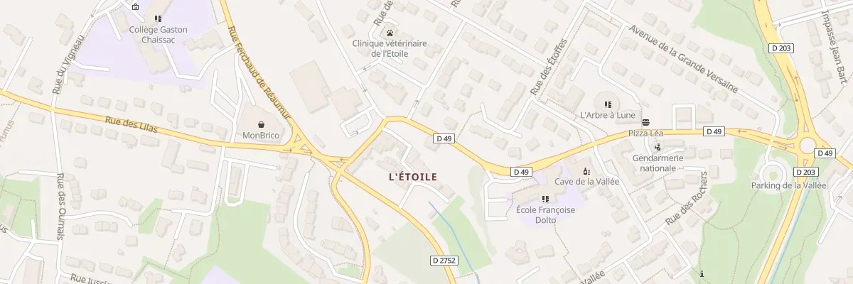 Plan du 7120 Vge de l’Étoile à Pouzauges