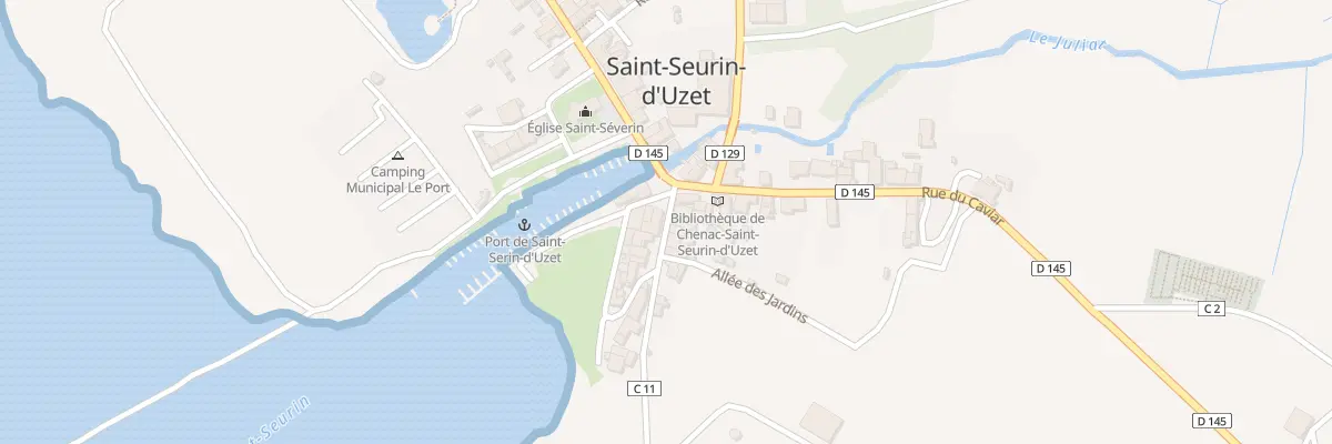 Plan du 2 Rue du Château à Chenac-Saint-Seurin-d’Uzet