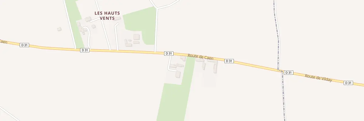 Plan du 1600 Rte de Caen à Cormolain