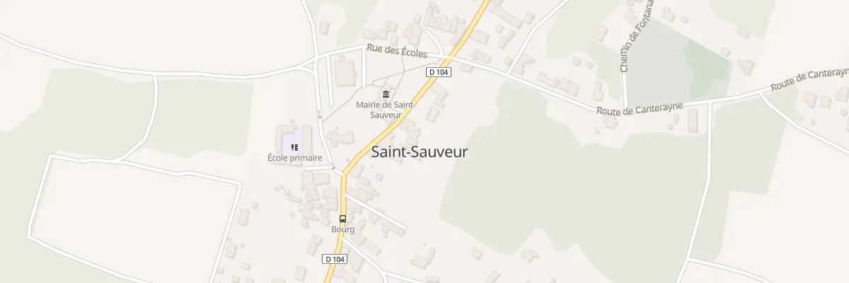 Plan du 39 Le Bourg à Saint-Sauveur