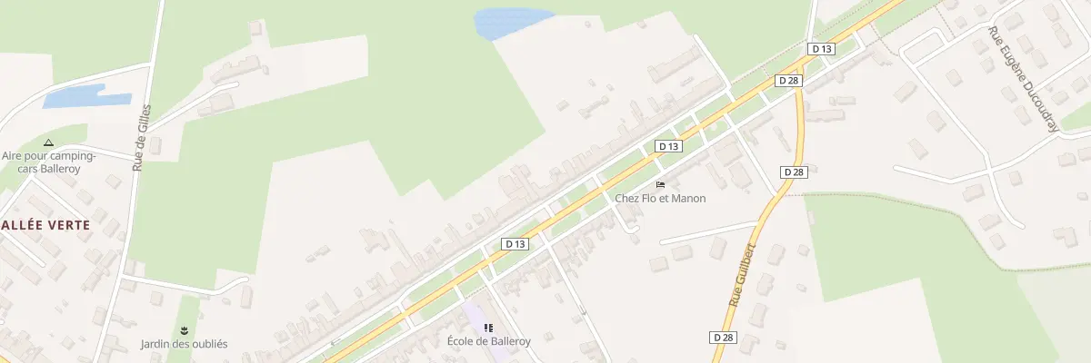 Plan du 76 Rue du Sapin (Balleroy) à Balleroy-sur-Drôme