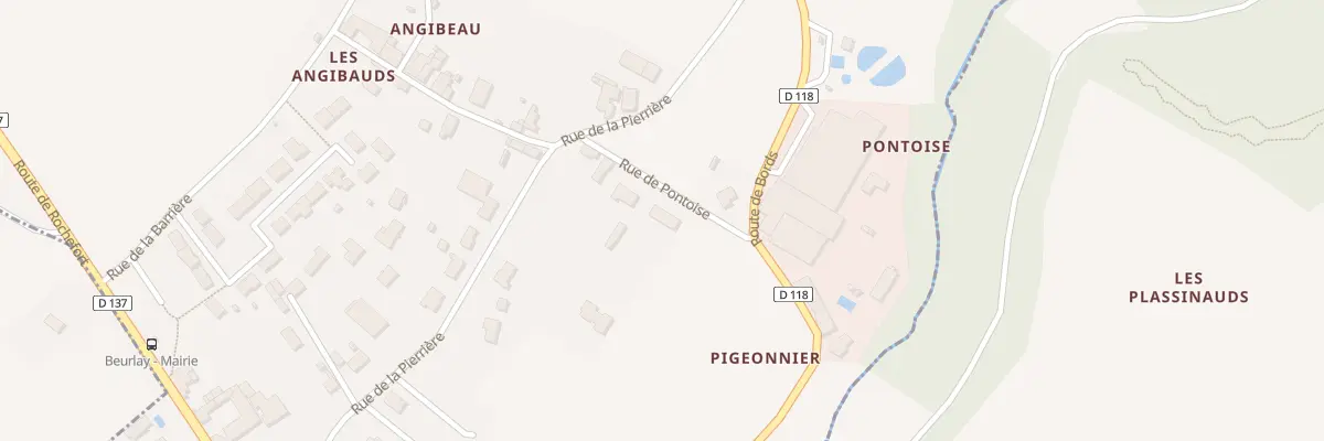 Plan du 8 Rue de Pontoise à Beurlay