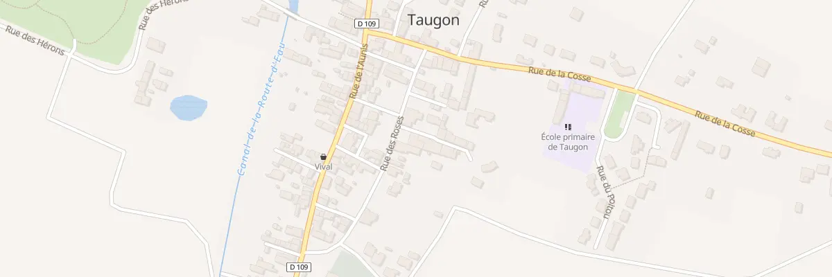 Plan du 4 Rue des Roses à Taugon