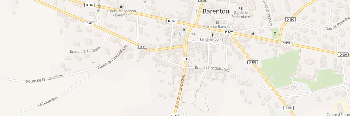 Plan du 35 Rue du Mont Saint-Michel à Barenton