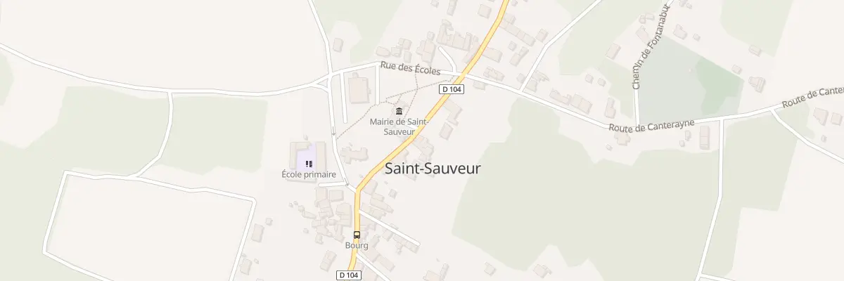 Plan du 40 Le Bourg à Saint-Sauveur