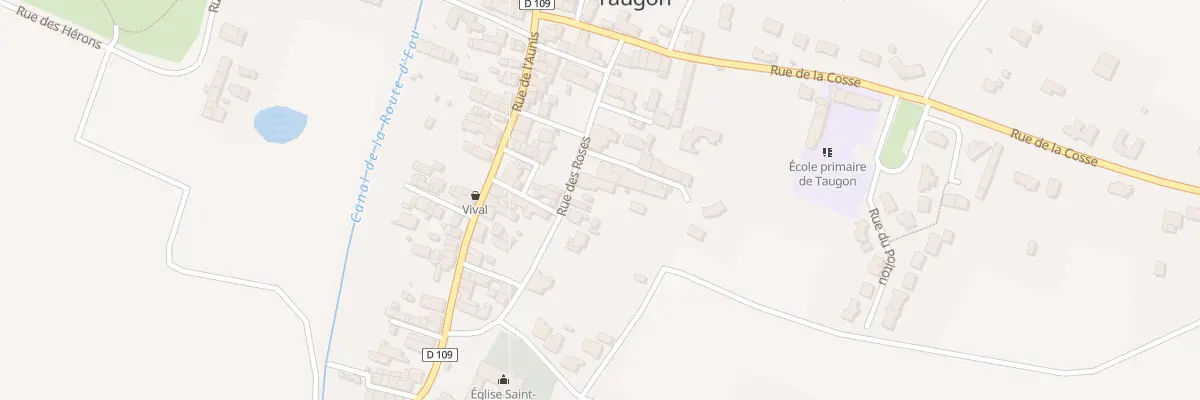 Plan du 20 Rue des Roses à Taugon