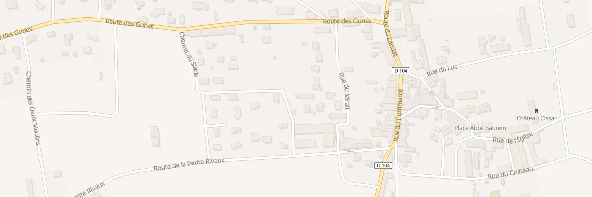Plan du 3 Che des Peupliers à Cissac-Médoc