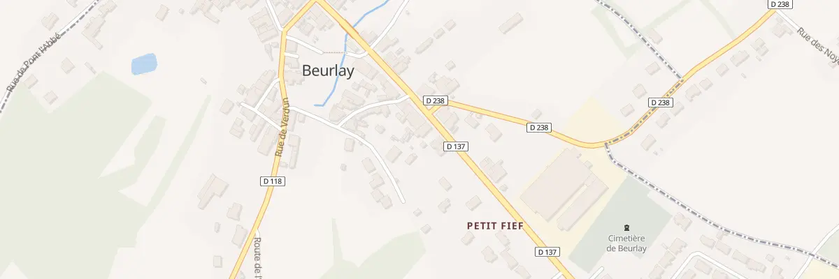 Plan du 24 Rue du Maréchal Leclerc à Beurlay