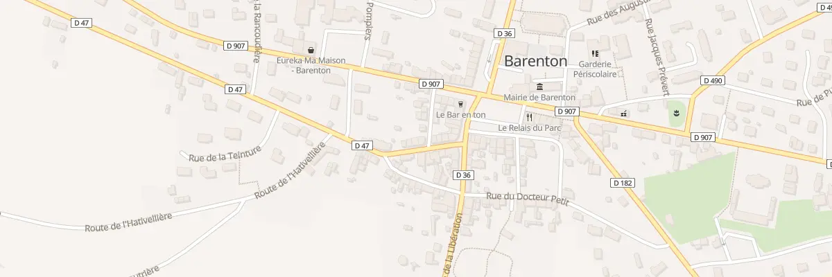 Plan du 48 Rue du Mont Saint-Michel à Barenton
