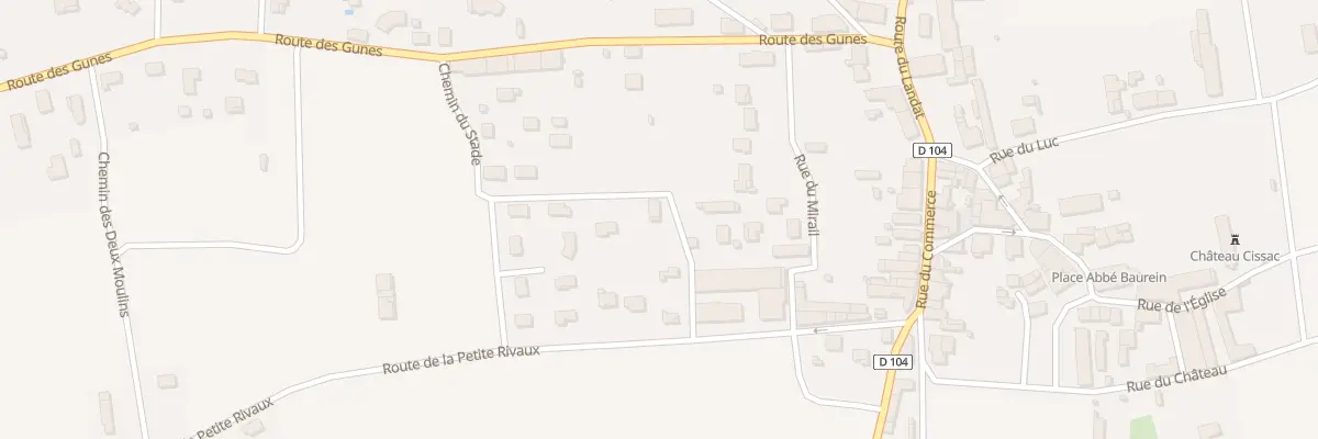 Plan du 2 Che des Peupliers à Cissac-Médoc