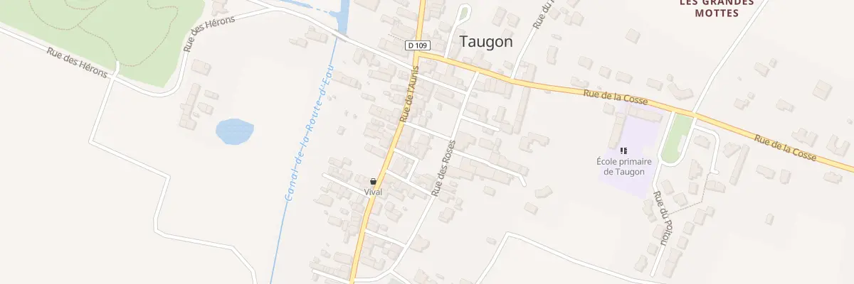 Plan du 9 Rue des Roses à Taugon