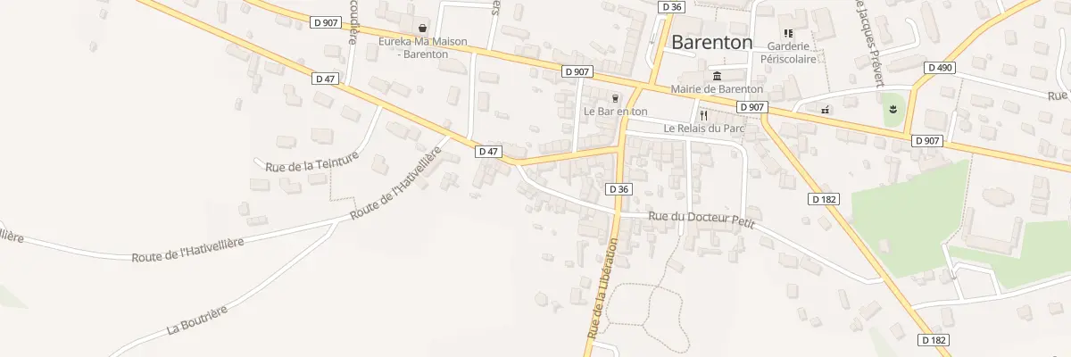 Plan du 78 Rue du Docteur Augier à Barenton