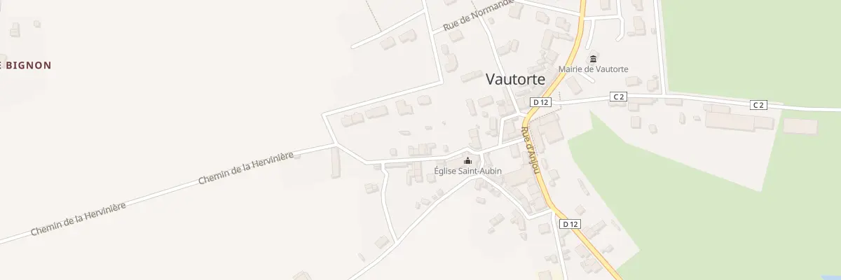 Plan du 6 Rue de l’Église à Vautorte