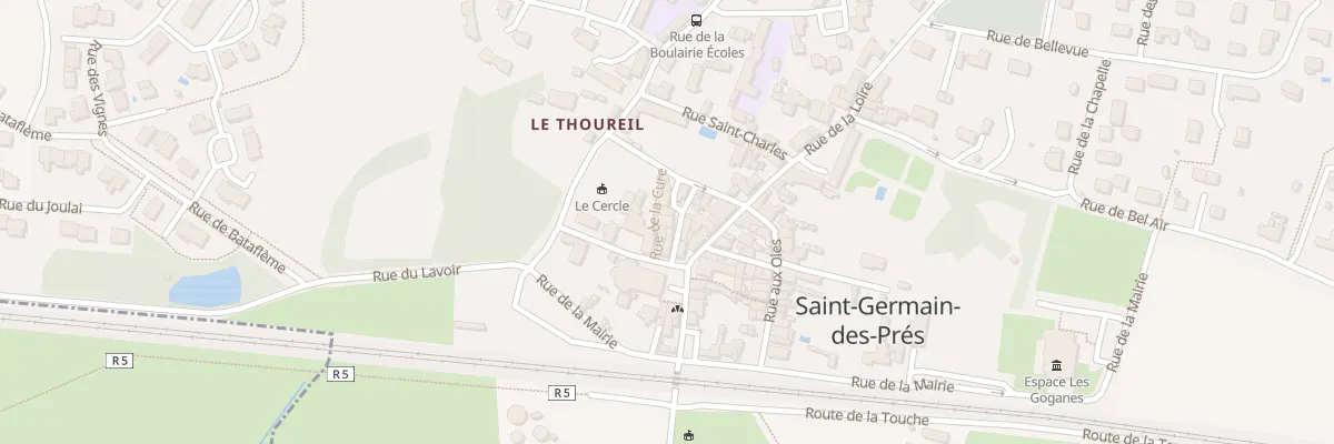 Plan du 5 Rue Saint-René à Saint-Germain-des-Prés