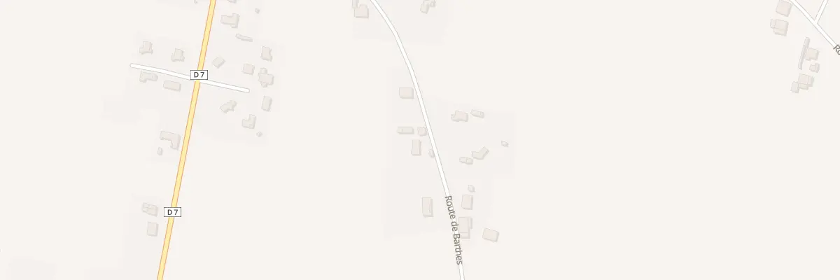 Plan du 322 Rte des Barthes à Onard