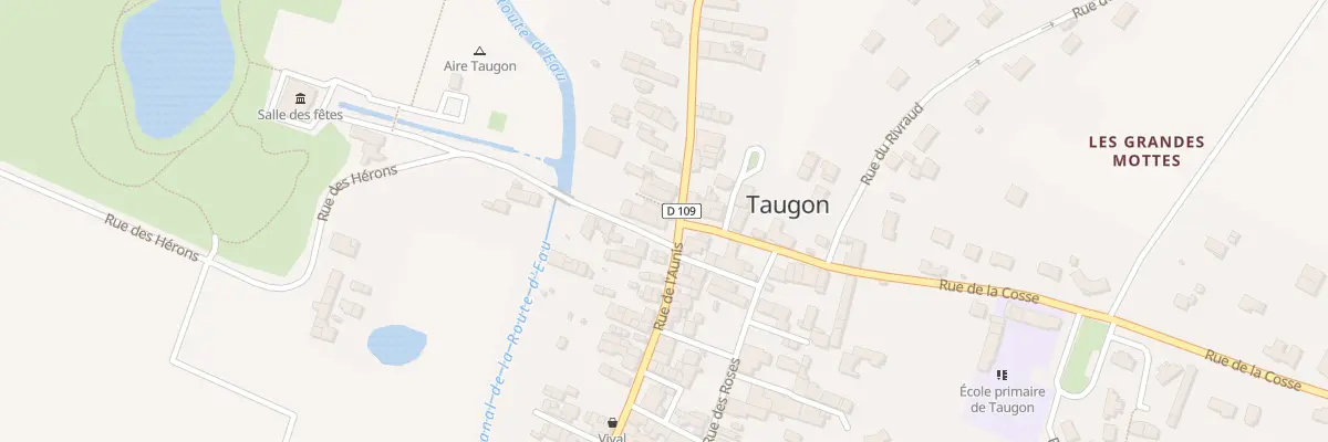 Plan du 2 Rue des Hérons à Taugon