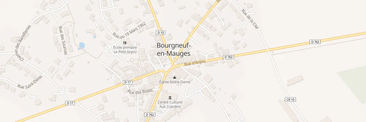 Plan du 3 Rue d’Anjou (Bourgneuf Mauges) à Mauges-sur-Loire