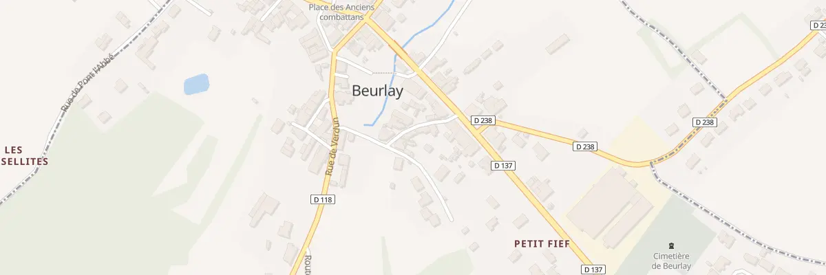 Plan du 3 Rue de la Croix à Beurlay