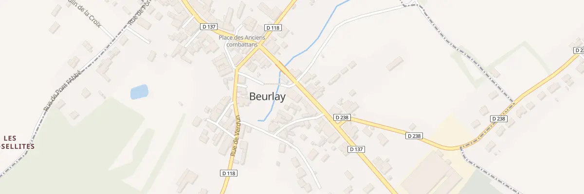 Plan du 12 Rue du Maréchal Leclerc à Beurlay