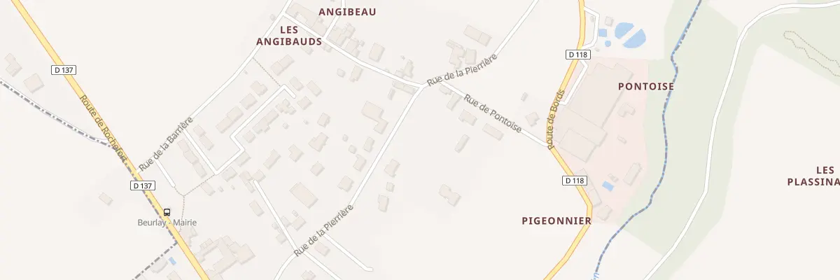 Plan du 24 Rue de la Pierrière à Beurlay