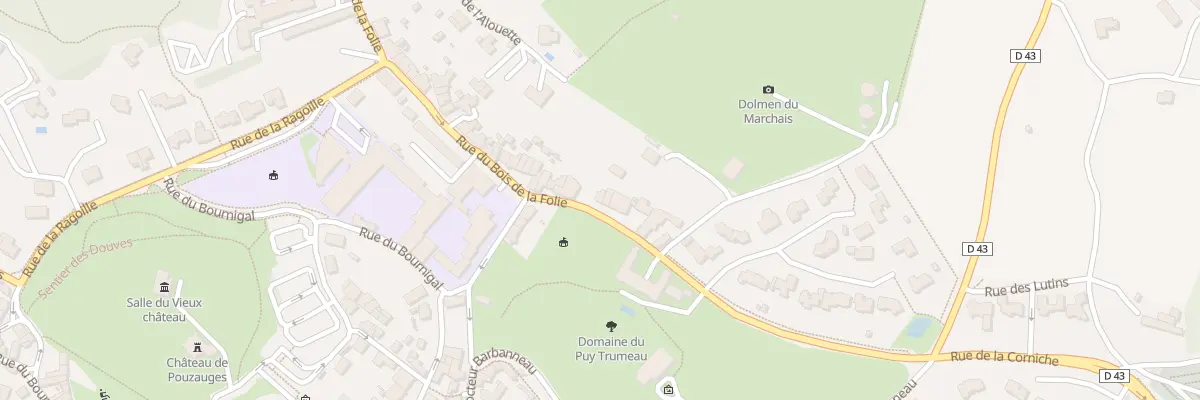 Plan du 10A Rue du bois de la folie à Pouzauges