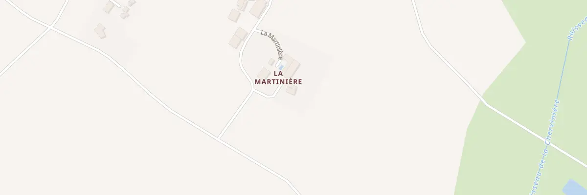 Plan du 2 La Martinière à Rives-du-Fougerais