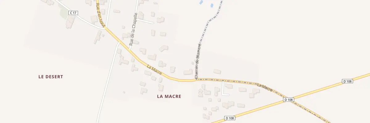 Plan du 3 Rte de la Macre à Puyravault