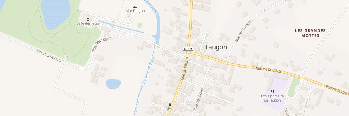 Plan du 1 Rue des Hérons à Taugon