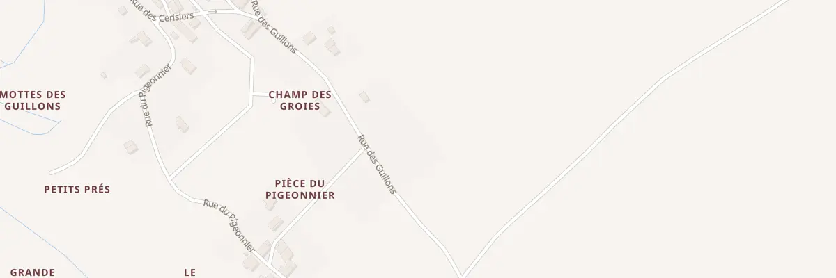 Plan du 33 Rue des Guillons à Saint-Sulpice-d’Arnoult
