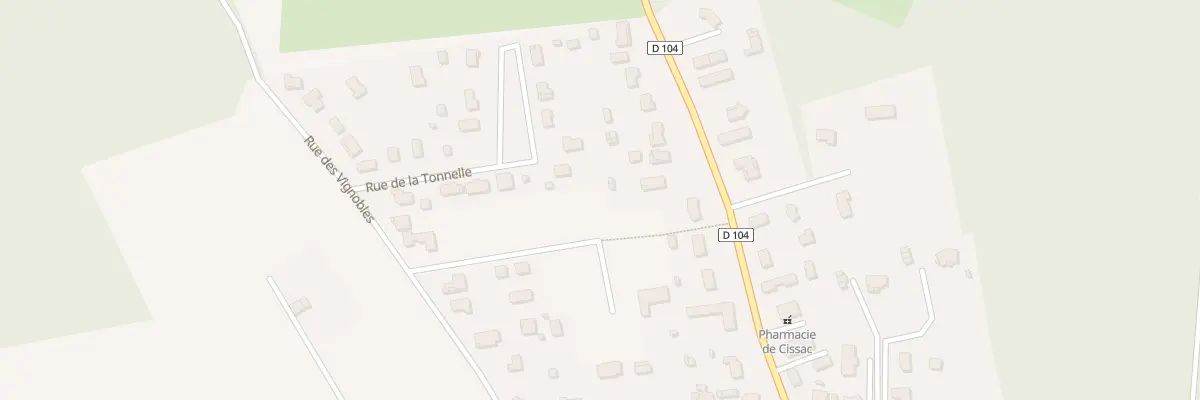 Plan du 6 Rue des Vignobles à Cissac-Médoc