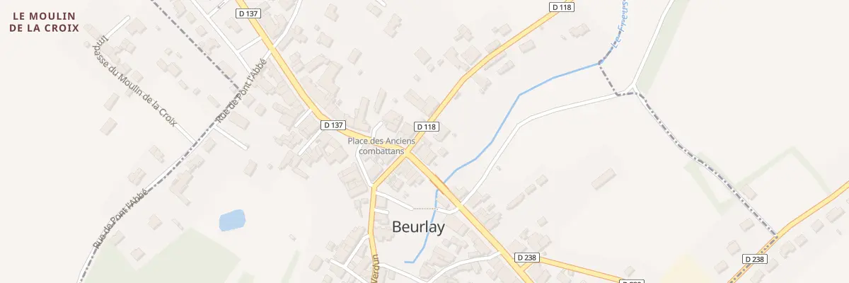 Plan du 4 Rte de Bords à Beurlay