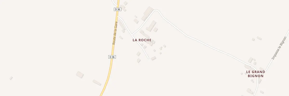 Plan du 5682 La Roche à Barenton