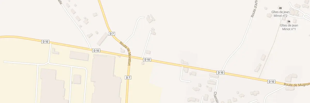 Plan du 33 Rte de Mugron à Saint-Geours-d’Auribat