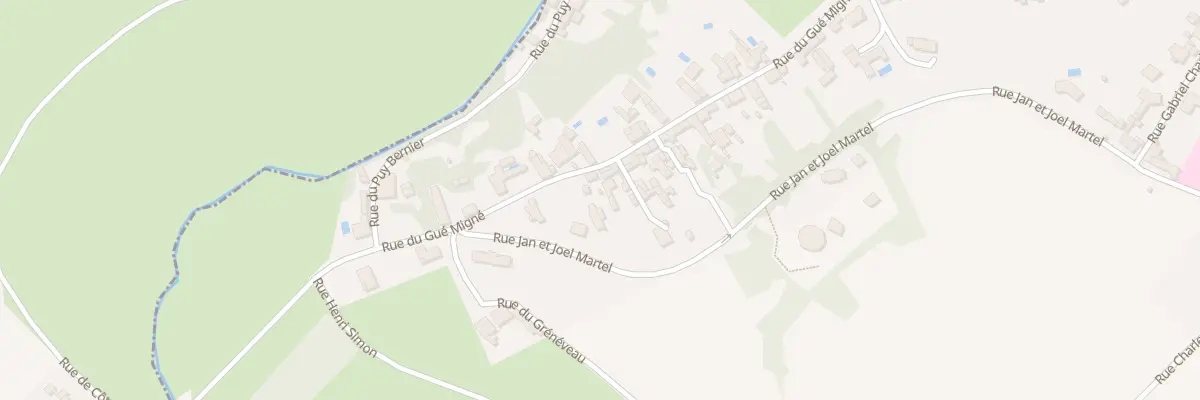Plan du 45 Rue du gué migné à Fontenay-le-Comte
