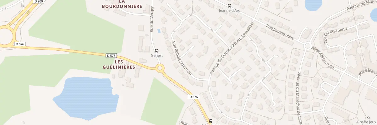 Plan du 12 Rue Robert Schuman à Saint-Berthevin