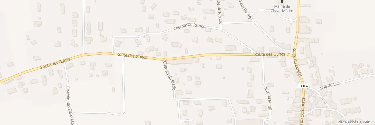 Plan du 12 Rte des Gunes à Cissac-Médoc
