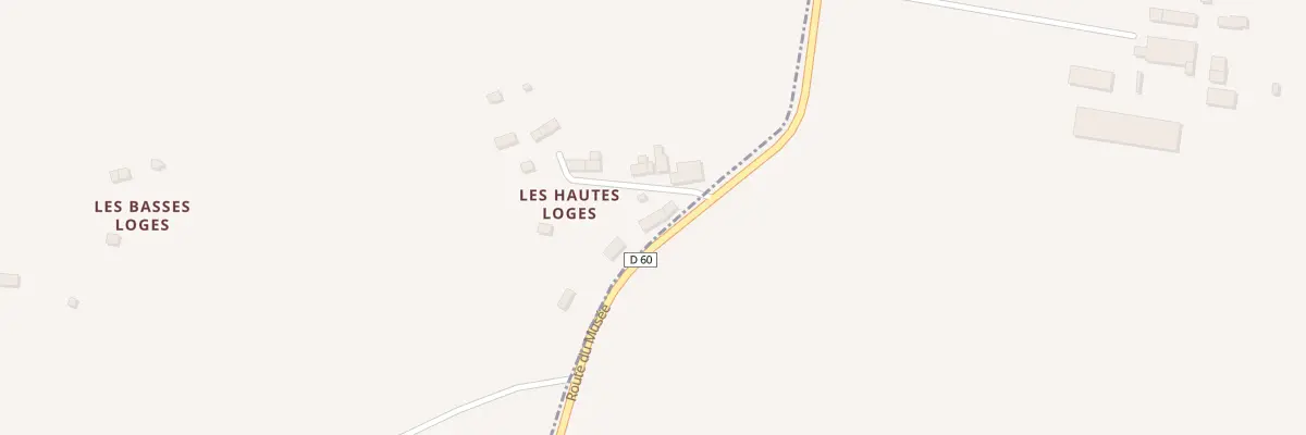 Plan du 322 Les Hautes Loges - Sourdev à Sourdeval
