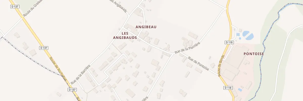 Plan du 1 Rue des Angibauds à Beurlay