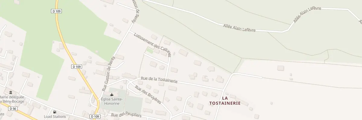 Plan du 5 Rue La Tostainerie- Beny Bocag à Souleuvre en Bocage