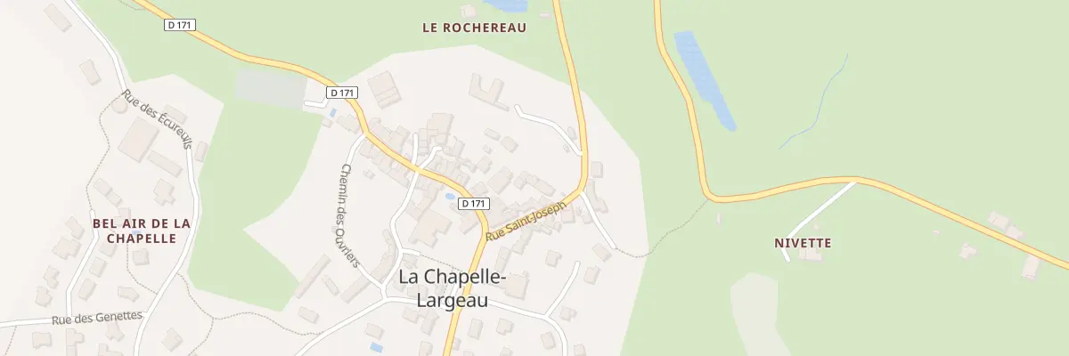 Plan du 15 Rue Saint Joseph Ch Largeau à Mauléon