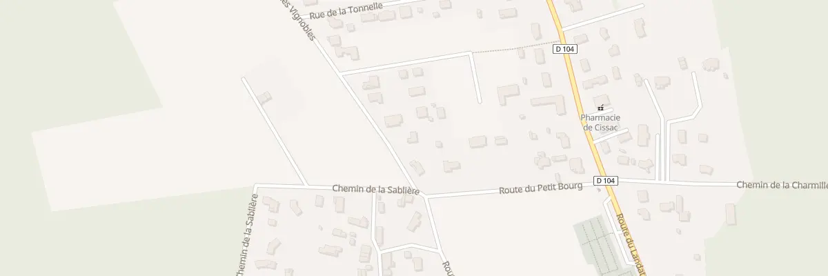 Plan du 2 Rue des Vignobles à Cissac-Médoc