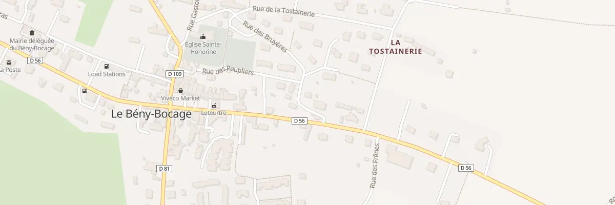 Plan du 21 Rue des Bruyeres - Beny Bocage à Souleuvre en Bocage