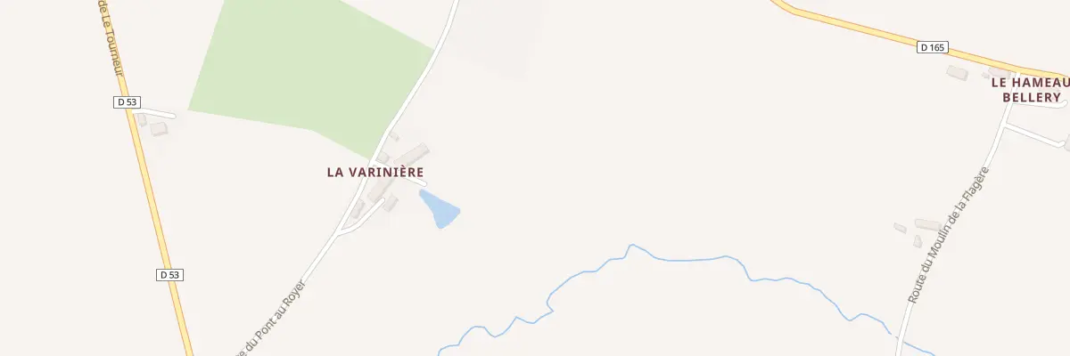 Plan du 7 Rte du Pont au Royer St Mart B à Souleuvre en Bocage
